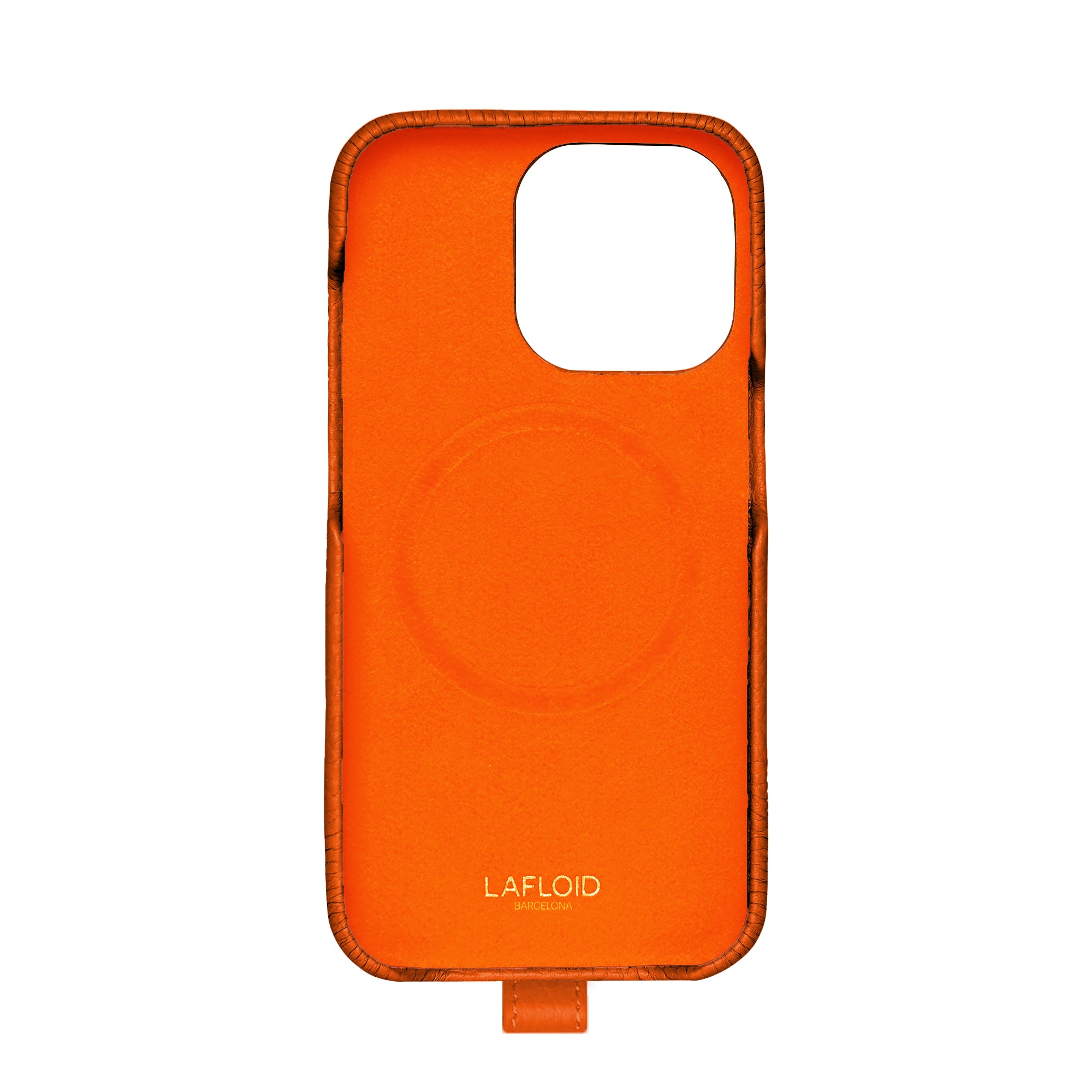 Funda iPhone 15 Pro colgante orange